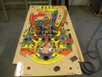 5
Playfield is cleaned and the Mylar is removed.