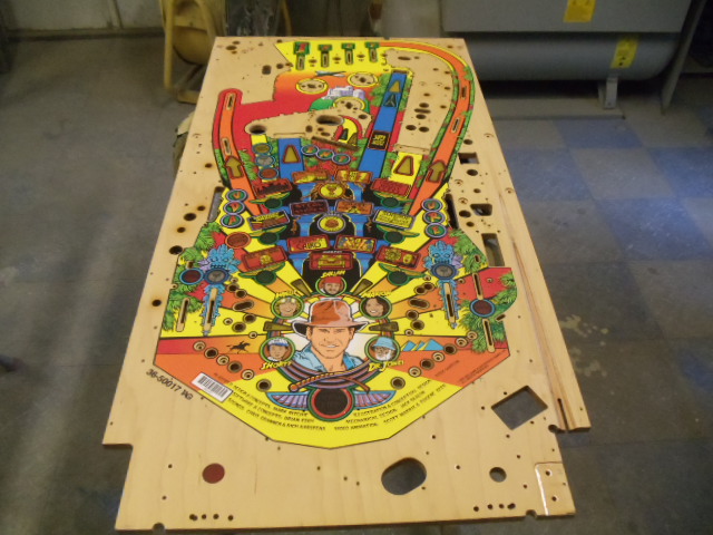 31
Playfield is sanded and  cleaned.