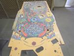 42
Playfield is sanded and ready for he next round of repaints.