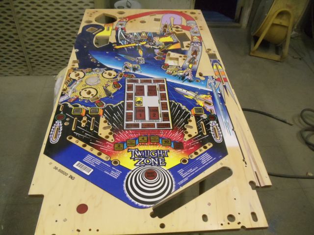13
Playfield is cleaned and ready to prep.