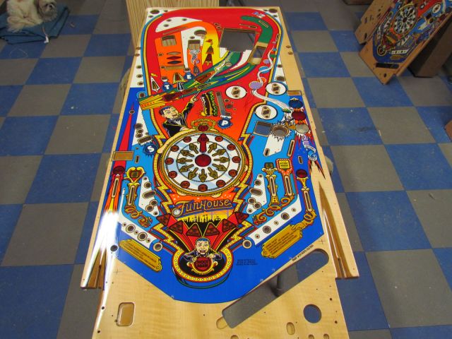 1
FH playfield was not drilled nor dimpled as it arrived that has been done.