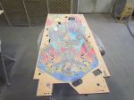 33a
Playfield sanded.