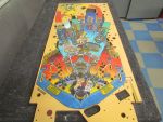 104
Playfield is sanded and ready for final polish.