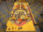 Playfield is sanded and ready for the final polishing.