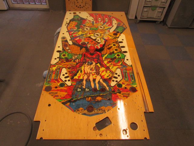 42
Playfield is cured and ready for further evaluation.