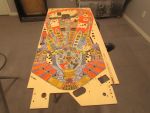27
Playfield is  being sanded.