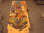 32
Playfield is sanded and being prepped for the final clear.
