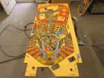 87
Playfield is sanded and  being prepped for the final  repaints and clear.