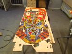 31
Playfield is  sanded and the shooter lane is further smoothed in.