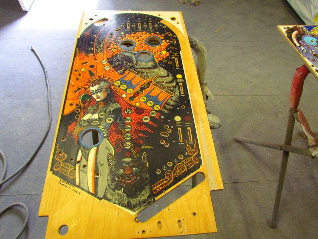 12
The playfield is prepped for the first clear.