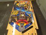 32
The  playfield is  ready for the  next process  since the  clear and  repairs have been  curing  for  a couple  weeks.It  wi