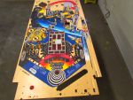 42
Playfield is  unmasked.With  so much invested in the  repainting of the  wood tones I can't  risk  doing too much  more to  