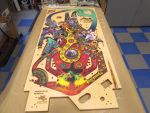 18
Playfield is sanded and ready to polish.