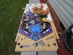 65
Playfield  is sanded and final polished,these are the final results best I can capture them.