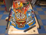 73
 Playfield was  sanded and buffed  since the  full cure and is being populated topside. 