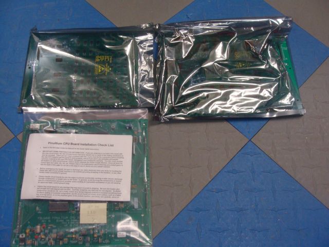 78
 These are the  replacement boards that were sent  with the game.Included are  a PinLiz CPU,and Alltek solenoid and lamp dri