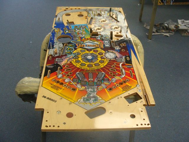 21
Playfield is out of the cabinet.