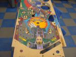 88
 Playfield is final sanded nd ready for last minute  prep and polish.