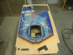 131
Playfield is sanded.