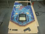 190
Playfield is  final sanded and ready for the last  clear application.I will  tighten up any  minor details that I can.