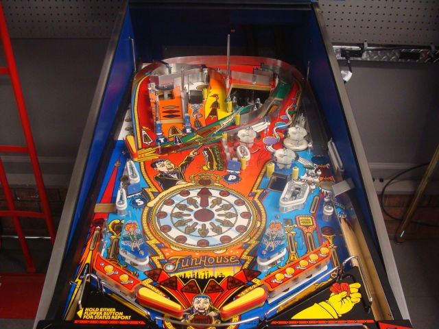 93
 Playfield is back in the cabinet.