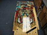 187
 Topside of the playfield has been sanded and polished.