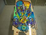 40
 Playfield has been cleared for the first time.It will likely require one more sanding and clear.