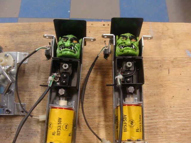 106
 Trolls are rebuilt  with the supplied  lighted troll bodies of which I have rewired and put on plugs to give a factory loo