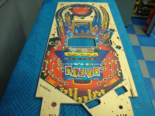 94
  Playfield is sanded and ready to polish.