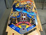 52
 Mylar is off and  the playfield is cleaned a bit.The loose inserts were leveled and reglued.