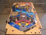 97
 Playfield is now ready for the last coat of clear.This one required one more coat than my normal process because of the ins