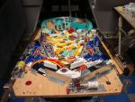 157
 Playfield is in the cabinet.