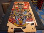 113
 Playfield polished ready to  begin  reassembly prep.