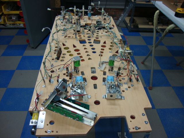 122
 Switch harness is rebuilt and in place along with most coil assemblies.