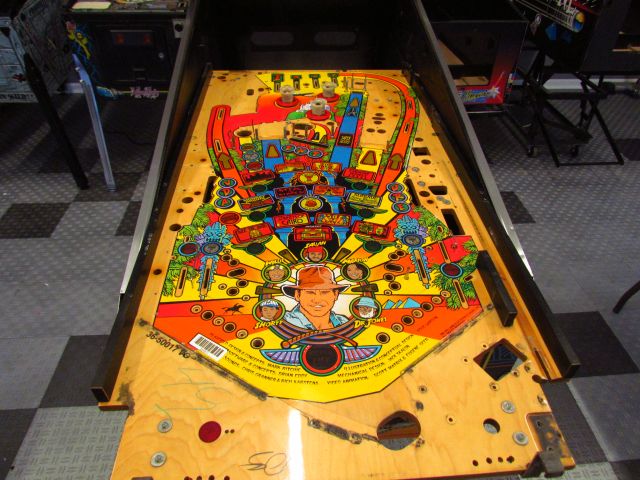 116
Playfield stripped top side.