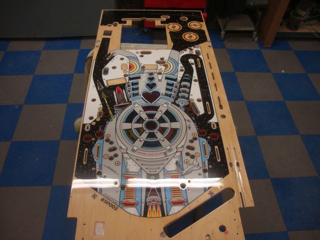 68
Playfield is polished and T nutted ready to rebuild.
