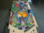 20
Mylar sections removed and the playfield is  sanded.