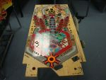 11
 Playfield is out of the cabinet.Topside stripped complete.