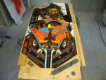 73
Playfield has cured and is  ready to sand and prep for the insert decals.