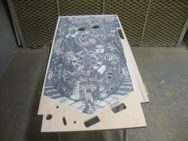 30
 The playfield has been heavily  cut down to  get some of the thickness out of it.