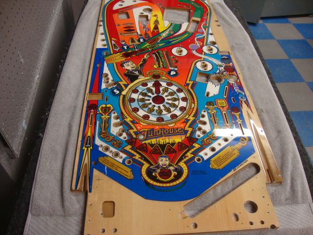 67
Playfield polished and ready to rebuild.
