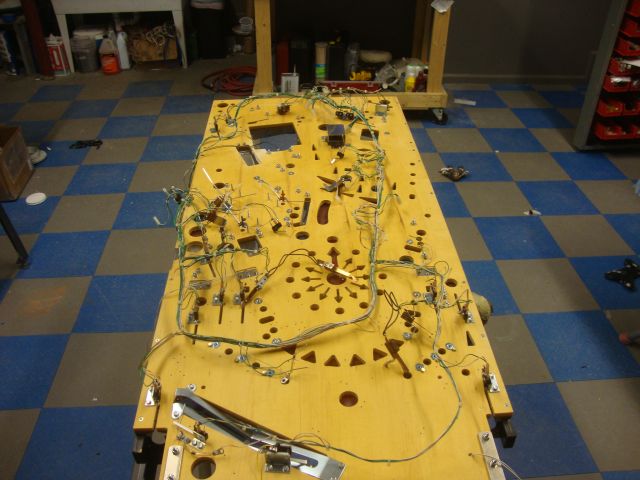75
 Switch harness is placed and is being rebuilt as it installs.