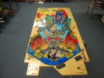 29
 Playfield is cleaned and the Mylar sections are removed.