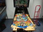 129
Playfield  back in the cabinet.