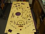 53
Playfield is stripped of the  t nuts.