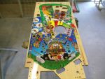 57
 Playfield is ready to prep for  repaints and clear.