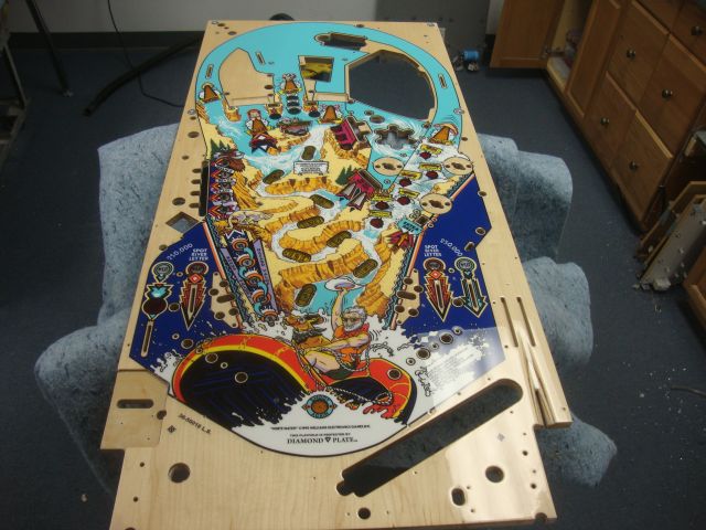 71
Playfield is ready to assemble.