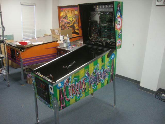 55
 Decals  on the head have been finished and the cabinet rebuild is complete.