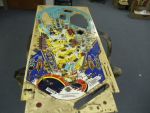 34
 Main playfield stripped complete.