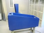 62
 Cabinet is based in a color matched blue.